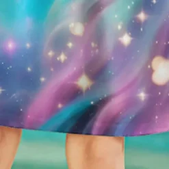 Kids Girls' Dress Graphic Animal Unicorn Short Sleeve Outdoor Casual Hollow Out Fashion Cute Daily Polyester Above Knee Casual Dress A Line Dress Summer Spring 3-12 Years Multicolor Black Pink