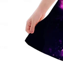 Kids Girls' Dress Graphic Butterfly Sleeveless Outdoor Casual Fashion Cute Daily Polyester Above Knee Casual Dress A Line Dress Tank Dress Summer Spring 3-12 Years Purple