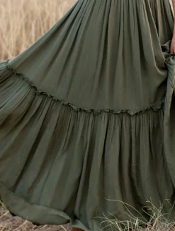 Kids Girls' Dress Solid Colored Short Sleeve Daily Holiday Lace Ruched Princess Sweet Cotton Maxi A Line Dress Summer 4-13 Years White Champagne Wine