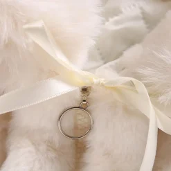 Kids Girls' Faux Fur Coat Solid Color Cute School Coat Outerwear 4 years+ Fall Black White Pink