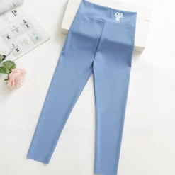 Kids Girls' Fleece Lined Leggings Animal Active Outdoor 7-13 Years Winter Black White Pink