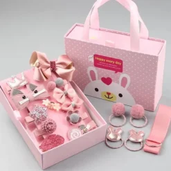 Kids Girls' Hair Accessories Active Sweet Floral Cartoon Floral Style Bow Pink Wine