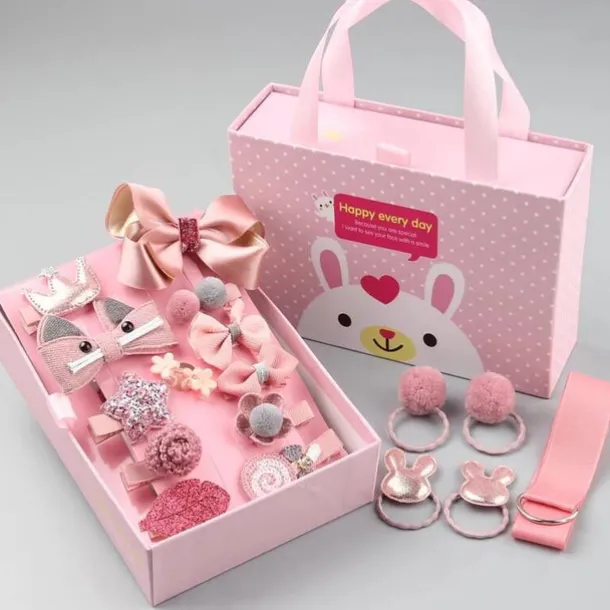 Kids Girls' Hair Accessories Active Sweet Floral Cartoon Floral Style Bow Pink Wine