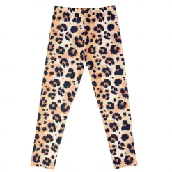 Kids Girls' Leggings Animal Active Outdoor Cotton 3-7 Years Summer Red monkey Purple crown White crown