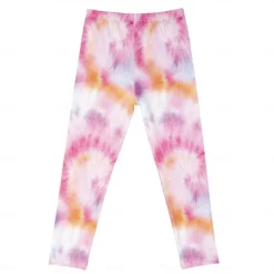 Kids Girls' Leggings Animal Active Outdoor Cotton 3-7 Years Summer Red monkey Purple crown White crown