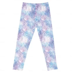 Kids Girls' Leggings Animal Active Outdoor Cotton 3-7 Years Summer Red monkey Purple crown White crown