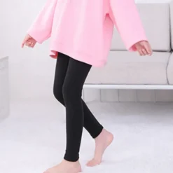 Kids Girls' Leggings Cat Active Outdoor 7-13 Years Spring Black White Pink