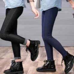 Kids Girls' Leggings Solid Color Daily Outdoor 7-13 Years Summer Black Royal Blue