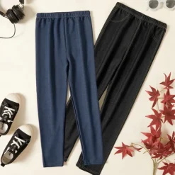 Kids Girls' Leggings Solid Color Daily Outdoor 7-13 Years Summer Black Royal Blue