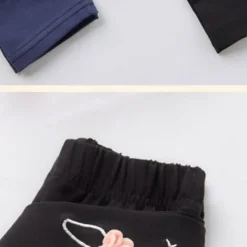 Kids Girls' Leggings Solid Color Active Ruched School Cotton 3-7 Years Spring Black White Pink