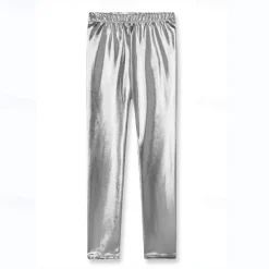 Kids Girls' Leggings Solid Color Fashion Outdoor 3-7 Years Fall Black Golden Rose