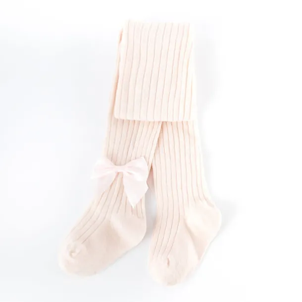 Kids Girls' Leggings Tights Light Pink White Black Striped Fall Winter Casual Socks Indoor / Spring / Cotton
