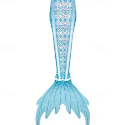 Kids Girls' Mermaid Swimwear Swimsuit Holiday Beach Scales Vacation Tropical Bathing Suits 4 years+ Summer White Pink