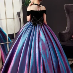 Kids Girls' Party Dress Solid Color Short Sleeve Performance Wedding Mesh Princess Sweet Mesh Mid-Calf Sheath Dress Tulle Dress Flower Girl's Dress Summer Spring Fall 2-12 Years Sky Blue