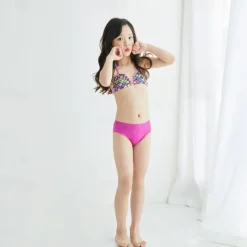 Kids Girls' Swimsuit Bikini Outdoor Party Mermaid Vacation Fashion Bathing Suits 4 years+ Summer Yellow Pink