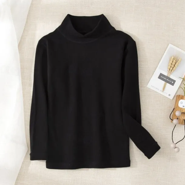 Kids Girls' T shirt Solid Color School Long Sleeve Active Cotton 7-13 Years Spring Black White Yellow