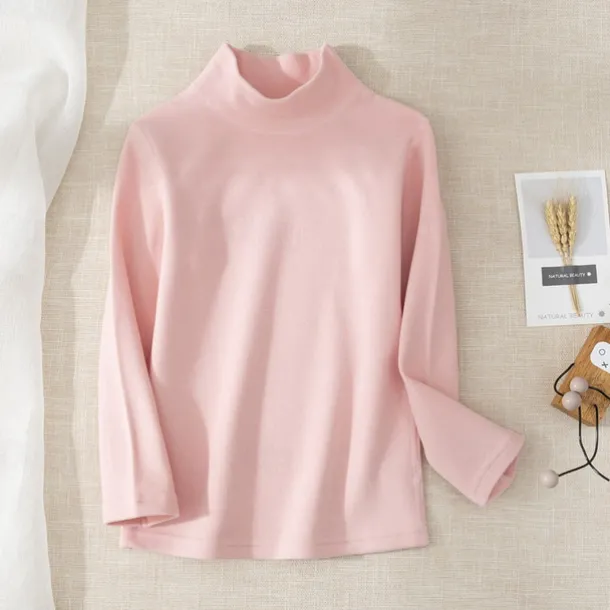 Kids Girls' T shirt Solid Color School Long Sleeve Active Cotton 7-13 Years Spring Black White Yellow