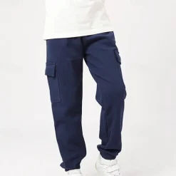 Kids Girls' Trousers Solid Color Streetwear Pocket School 4 years+ Spring Black White Pink