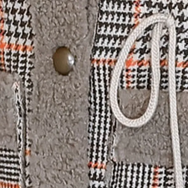 Kids Girls' Woolen Coat Long Sleeve Pink khaki White Plaid Winter Fall Fashion Outdoor 7-13 Years