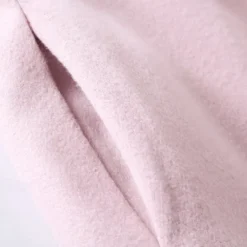 Kids Girls' Woolen Coat Long Sleeve Pink Khaki Solid Color Button Fall Winter Fashion School 3-7 Years