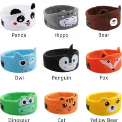 Kids Headphones Headband Wireless Over The Ear Headband Headphones Headband Earphones for Children Baby & Toddlers with Thin Speakers & Super Soft Fleece Headband