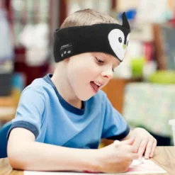 Kids Headphones Headband Wireless Over The Ear Headband Headphones Headband Earphones for Children Baby & Toddlers with Thin Speakers & Super Soft Fleece Headband