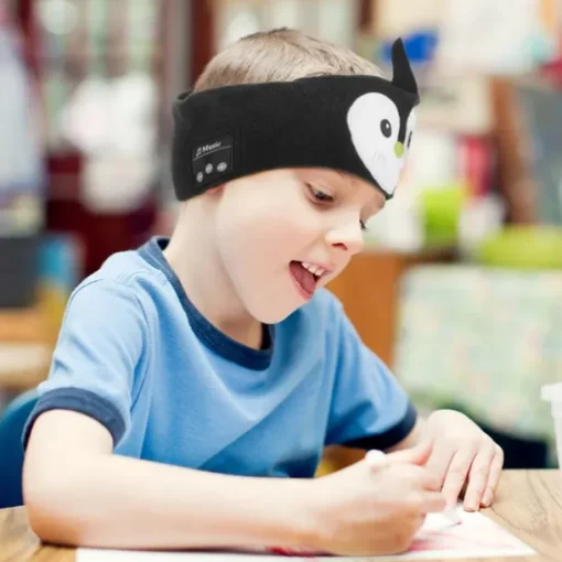 Kids Headphones Headband Wireless Over The Ear Headband Headphones Headband Earphones for Children Baby & Toddlers with Thin Speakers & Super Soft Fleece Headband