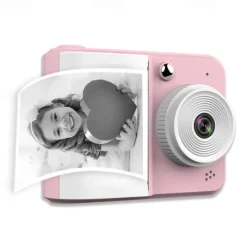 Kids Instant Print Camera Thermal Printing Camera with Print Paper for Kids High Resolution Photo and Print Camera Birthday Gift for Girls