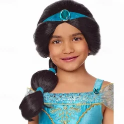 Kids Jasmine Wig Princess Halloween Cosplay Party Wigs