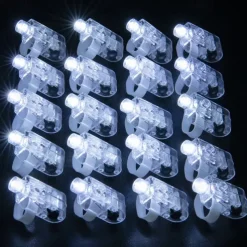 Kids LED Finger Lights Birthday Party Supplies Assorted Rave Laser Toys 6 Colors 30/50/60 Pieces