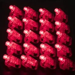 Kids LED Finger Lights Birthday Party Supplies Assorted Rave Laser Toys 6 Colors 30/50/60 Pieces