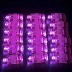 Kids LED Finger Lights Birthday Party Supplies Assorted Rave Laser Toys 6 Colors 30/50/60 Pieces