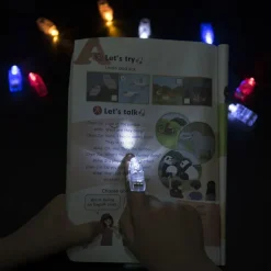 Kids LED Finger Lights Birthday Party Supplies Assorted Rave Laser Toys 6 Colors 30/50/60 Pieces