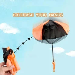 Kids' Outdoor Fun - No-Battery Needed Anti-Tangle Throwing Army Parachute Toy For Children