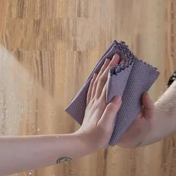 Kitchen Anti-Grease Wiping Rags Efficient Fish Scale Wipe Cloth Cleaning Cloth Home Washing Dish Cleaning Towel