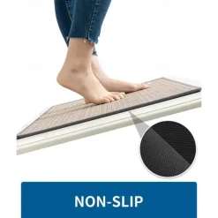 Kitchen Rugs and Mats Non Skid Washable, Absorbent Runner Rugs for Kitchen, Front of Sink, Kitchen Mats for Floor