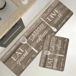 Kitchen Rugs Anti Fatigue Mats for Kitchen Floor Cushioned Kitchen Rugs and Mats Non Skid Waterproof Kitchen Runner Comfort Standing Mat