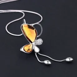 Korean Version Of Autumn And Winter Crystal Sweater Chain Necklace Wholesale High-end Women's Long Chain Versatile Tassel Pearl Pendant With Accessories