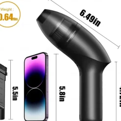 4.3Kpa Keyboard Vacuum Cleaner Mini, Handheld Computer Vacuum Cordless for Car Laptop Sewing Machine Portable Keyboard Vac USB Desk Crumbs Dust Cleaners