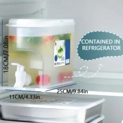 3.5L Cold Water Bucket with Faucet, Keep Your Drinks Refreshingly Cold and Delicious!