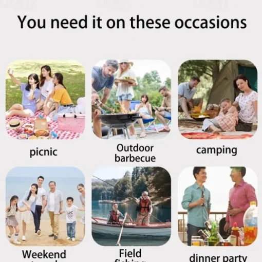 24L High Quality Picnic Insulated Folding Handle Picnic Basket Cooler Camping Picnic Basket -Grocery Basket- Laundry Basket -Market Basket-Insulated Strong Aluminum Frame basket Oxford Cloth