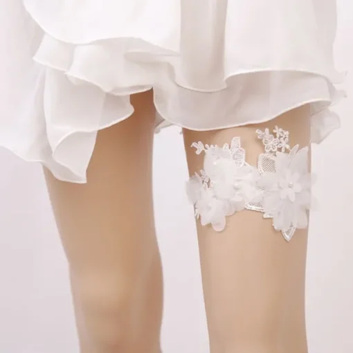 Lace Classic Jewelry / Lace Wedding Garter With Floral / Gore Garters Wedding / Party & Evening