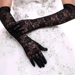 Lace Opera Length Glove Bridal Gloves / Party / Evening Gloves With Lace Wedding / Party Glove