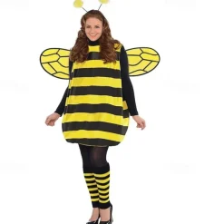 Ladybug Bee Halloween Cosplay Costume Funny Costumes Carnival Costume Cosplay Kid's Adults' Women's Girls' Carnival Masquerade Mardi Gras Performance Party Halloween Easy Halloween Costumes Dress Up
