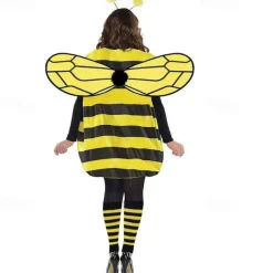 Ladybug Bee Halloween Cosplay Costume Funny Costumes Carnival Costume Cosplay Kid's Adults' Women's Girls' Carnival Masquerade Mardi Gras Performance Party Halloween Easy Halloween Costumes Dress Up