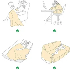 Lamb Velvet Sectional Couch Covers Sofa Slipcover Sofa Seat Cover Sectional Couch Covers,Furniture Protector Anti-Slip Couch Covers for Dogs Cats Kids(Sold by Piece/Not All Set)