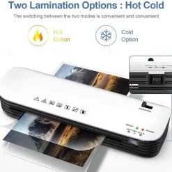Laminator Machine 4 in 1 Thermal Laminator Quick Warm-Up Paper Trimmer 9 inches Max Width