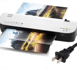 Laminator Machine 4 in 1 Thermal Laminator Quick Warm-Up Paper Trimmer 9 inches Max Width