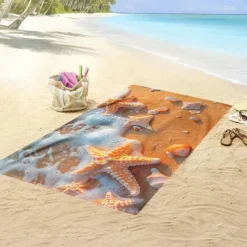 Landscape Beach Towel,Beach Towels for Travel, Quick Dry Towel for Swimmers Sand Proof Beach Towels for Women Men Girls Kids, Cool Pool Towels Beach Accessories Absorbent Towel