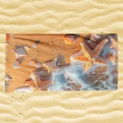 Landscape Beach Towel,Beach Towels for Travel, Quick Dry Towel for Swimmers Sand Proof Beach Towels for Women Men Girls Kids, Cool Pool Towels Beach Accessories Absorbent Towel